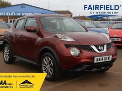 Red Used 2014 Nissan Juke Tekna SUV | £9,495 (Fair price)