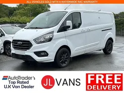 White Used 2022 Ford Transit Custom Limited Van | £15,750 (Fair price)