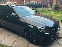 Black Used 2021 Mercedes C300 AMG line Estate | £28,995 (Expensive)
