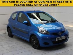Blue Used 2010 Toyota Aygo Hatchback | £3,000 (Fair price)
