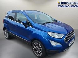 Blue Used 2019 Ford Ecosport Titanium SUV | £9,600 (Fair price)