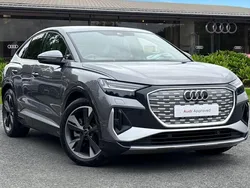 Grey Used 2023 Audi Q4 Sportback e-tron S-Line SUV | £29,995