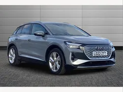 Pebble grey Used 2022 Audi Q4 e-tron S-Line SUV | £28,195 (Good price)