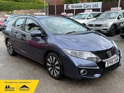 Blue Used 2016 Honda Civic SE Plus Estate | £10,295 (Fair price)