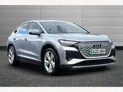 Silver Used 2022 Audi Q4 Sportback e-tron S-Line SUV | £22,595