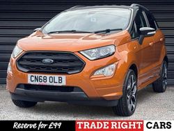 Orange Used 2019 Ford Ecosport ST-Line SUV | £9,490 (Fair price)