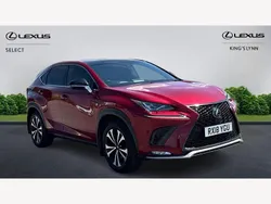 Red Used 2018 Lexus NX300h Sport Line SUV | £19,719 (Fair price)