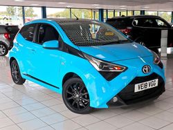 Blue Used 2018 Toyota Aygo x-press Hatchback | £8,789 (Fair price)