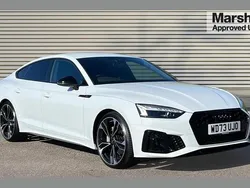 White Used 2024 Audi A5 Sportback Black Edition Hatchback | £33,893 (Fair price)