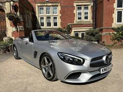 Iridium silver Used 2019 Mercedes SL400 AMG line Cabriolet | £34,995 (Expensive)