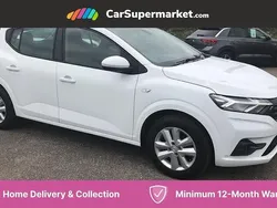 White Used 2022 Dacia Sandero Comfort Hatchback | £9,597 (Good price)