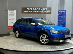 Blue Used 2016 Skoda Octavia Scout 4x4 Estate | £11,999 (A bit pricey)