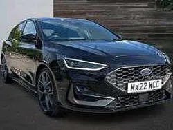 Black Used 2022 Ford Focus ST Hatchback | £21,890 (Fair price)