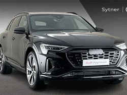 Black Used 2024 Audi Q8 e-tron Comfort SUV | £62,750