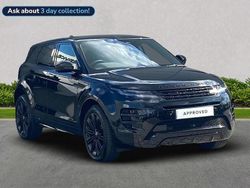 Black Used 2025 Land Rover Range Rover evoque SUV | £39,746