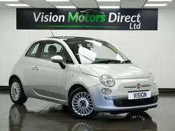 Silver Used 2009 Fiat 500 Lounge Hatchback | £2,480 (Fair price)