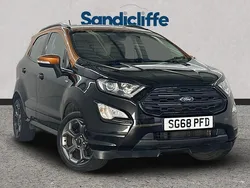 Black Used 2018 Ford Ecosport ST-Line SUV | £10,374 (Fair price)