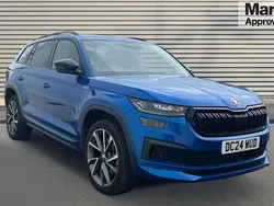 Blue Used 2024 Skoda Kodiaq SportLine SUV | £36,750 (Fair price)