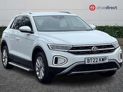 White Used 2022 VW T-Roc Style SUV | £20,593 (Fair price)