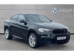 Black Used 2018 BMW X6 M Sport SUV | £24,095 (Fair price)