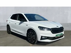 Moon white New 2025 Skoda Fabia Monte Carlo Hatchback | £23,419 (Expensive)