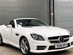 White Used 2015 Mercedes SLK250 AMG Cabriolet | £11,950 (Fair price)