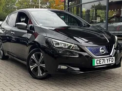 Black Used 2021 Nissan Leaf Tekna Hatchback | £9,690 (Fair price)