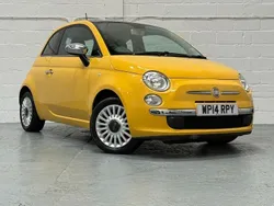Yellow Used 2014 Fiat 500 Lounge Hatchback | £4,645 (Good price)