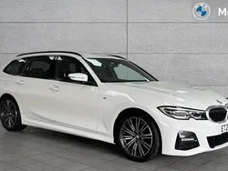 Alpine white Used 2021 BMW 320 M Sport Estate | £25,991 (Fair price)