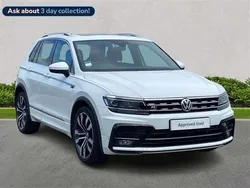 White Used 2020 VW Tiguan R-line SUV | £20,500 (Good price)