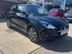 Black Used 2021 Suzuki Swift SZ5 Hatchback | £13,490 (A bit pricey)