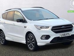 White Used 2018 Ford Kuga ST-Line SUV | £11,899 (Fair price)