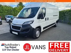 White Used 2021 Peugeot Boxer Van | £11,975 (A bit pricey)
