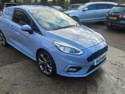 Blue Used 2021 Ford Fiesta Sport Van | £10,995 (A bit pricey)