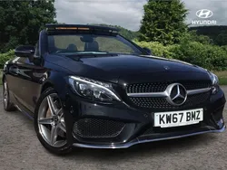 Black Used 2017 Mercedes C250 AMG Line Premium Plus Cabriolet | £18,995 (Fair price)