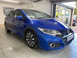 Blue Used 2015 Honda Civic SR Hatchback | £8,499 (Fair price)