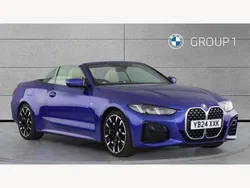 Blue Used 2024 BMW 420 M Sport Cabriolet | £41,990 (Fair price)