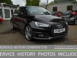 Black Used 2018 Audi A1 Sportback S-Line Hatchback | £13,490 (Fair price)
