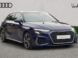 Blue Used 2023 Audi A3 S-Line Hatchback | £25,652 (A bit pricey)