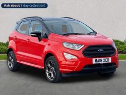 Red Used 2018 Ford Ecosport ST-Line SUV | £10,472 (Fair price)
