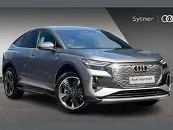 Grey Used 2025 Audi Q4 Sportback e-tron S-Line SUV | £36,000