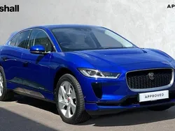 Metallic caesium blue Used 2020 Jaguar I-Pace SE SUV | £18,684 (Fair price)