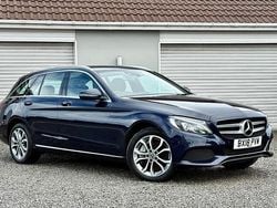 Blue Used 2018 Mercedes C350e Estate | £9,490 (Fair price)