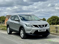 Silver Used 2015 Nissan Qashqai Acenta SUV | £6,450 (Fair price)