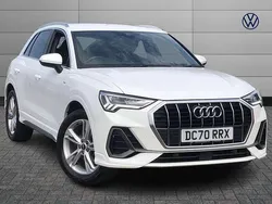 White Used 2021 Audi Q3 S-Line SUV | £21,490 (Good price)