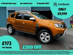 Orange Used 2019 Dacia Duster Comfort SUV | £9,199 (Fair price)