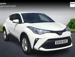 White Used 2023 Toyota C-HR SUV | £21,697 (Fair price)