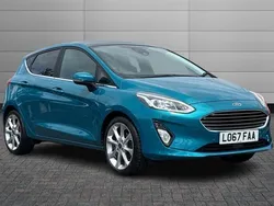 Blue Used 2017 Ford Fiesta Titanium Hatchback | £10,999 (Fair price)