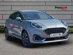 Silver Used 2022 Ford Puma ST-Line SUV | £17,295 (Fair price)