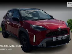 Red Used 2022 Toyota Yaris Hybrid Hatchback | £20,603 (Expensive)